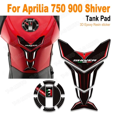 Pegatinas protectoras para tanque de combustible lateral para motocicleta Aprilia SL 750 900 Shiver Foto 1 de 4