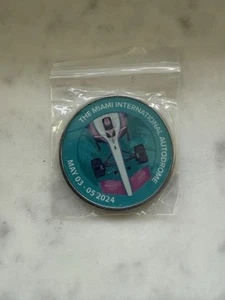 2024 Miami F1 Grand Prix Rare Collector Coin - Picture 1 of 2