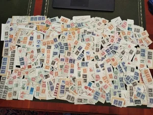 ca 200 gr Norwegen Kiloware / Paketkartenabschnitte - Bild 1 von 8