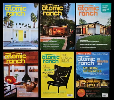 Atomic Ranch Magazine 2019 Complete Year 4 Issues 61 62 63 64 + Design & Reno - Image 1 of 3