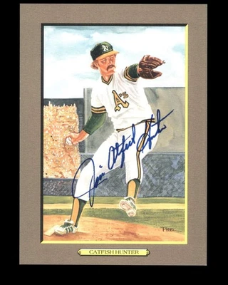 Catfish Hunter PSA DNA Coa Signed Perez Steele Great Moments Autograph - Image 1 of 3