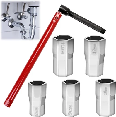 Chiave Rubinetto Lavello, Chiave per Rubinetto Sottolavello, Chiave per Dadi Rub - Immagine 1 di 4