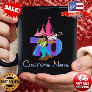 Custom Goofy Celebration 70 Years Mug, Disneyland 70th Anniversary 1975-2025 Mug - Picture 1 of 3
