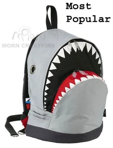 SHARK Rucksack LARGE Morn Creations Great White GRAU Woche Killerwal Tanz - Bild 1 von 6