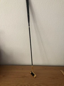 Scottsdale Golf Co.  24K Gold Plated Keller Equipment  35 "  Putter & Head Cover - Picture 1 of 10