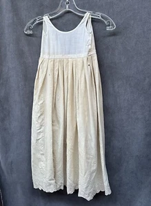 "Antiguo vestido primitivo para niños sin cordones decoración de pared sucia 34""" - Imagen 1 de 4