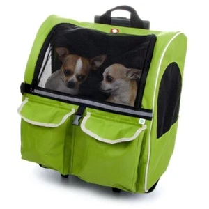 Hunde Katzen Trolley Rucksack Transporttasche Transport Tasche Box Transportbox - Bild 1 von 7