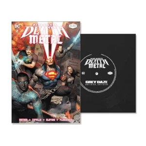 Dark Nights Death Metal #2 w Grey Daze 7" Vinyl Loma Vista DC Comics - Picture 1 of 1