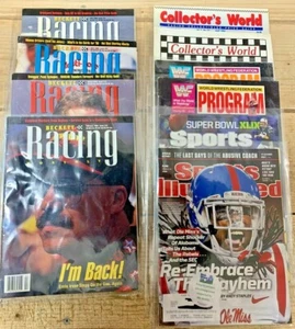 Variety of 10 Sports Magazines [Racing/Wrestling/Football] 1990-2015 - Imagen 1 de 12