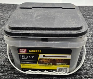 (710 Piece) Grip-Rite 12SKR10BK Coated Sinker Framing Nails 12d x 3-1/8" 10lbs - Picture 1 of 6