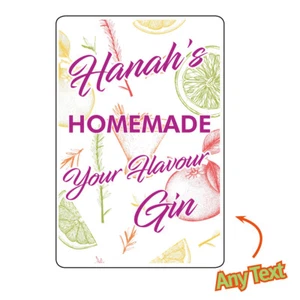 SLOE GIN BOTTLE LABELS HOMEBREW WINE HOMEMADE ANY DRINK STICKERS GLOSS 1027 - Picture 1 of 3