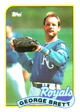 1989 Topps #200 George Brett Kansas City Royals HOF