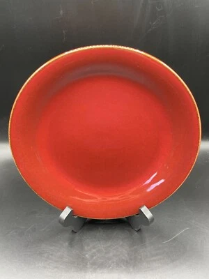 Anthropologie Pinova Reactive Glazed Desert Plates Wine 8.5” Set Of 4 New In Box - Image 1 of 4