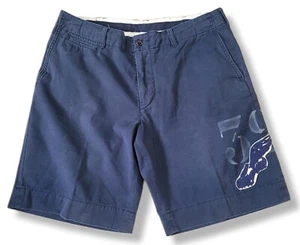 Vintage Polo Ralph Lauren Men's Navy Blue #32 Winged Foot Shorts Size 38 - Picture 1 of 19