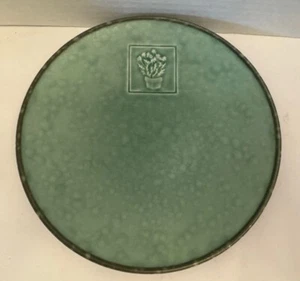 Pfaltzgraff Portfolio Legno Naturale Serenità Verde 8 1/4” Piatto Insalata Fiore Ape CE - Foto 1 di 4