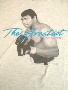 T-shirt uomo Muhammad Ali il più grande di tutti i tempi grande grigia grafica - boxe - Foto 1 di 5