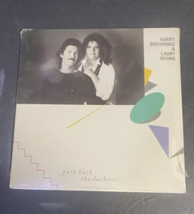 Harry Browning & Laury Boone – Push Back The Darkness 1984 LLR3005 SEALED - Picture 1 of 2
