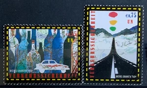 NACIONES UNIDAS 2004 LOS 3 JUEGOS DE SEGURIDAD VIAL USADOS FINOS SGV413/4 SG926/7 SGG481/2 - Imagen 1 de 3
