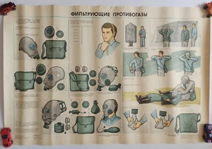 Soviet Large Poster, Soviet Army, Original Military Poster, Vintage Poster USSR - Picture 1 of 9