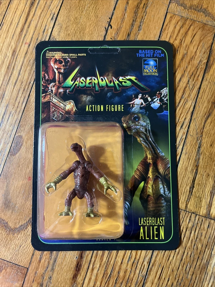 Figura de acción LASERBLAST Alien 3" juguete película terror luna llena coleccionable Foto 1 de 1