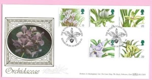 1993 BENHAM BLCS83b  FDC - ORCHIDS  - Shs ROYAL BOTANIC GARDEN, EDINBURGH - Picture 1 of 3