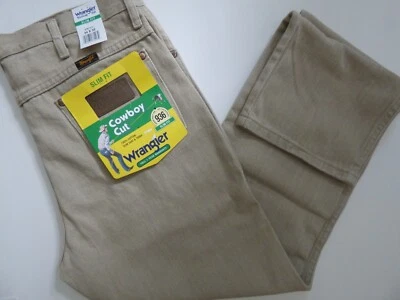 Pantalones de mezclilla para hombre Wrangler 936 corte vaquero calce ajustado 100 % algodón - todas las tallas Foto 1 de 4