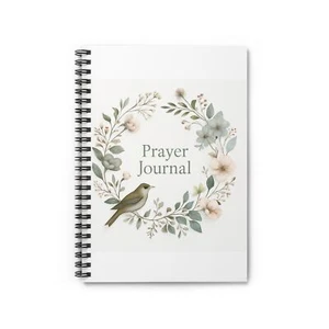 Christian Prayer Journal Spiral Notebook - Ruled Line - Picture 1 of 6