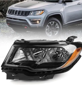 CAPA 2017 2018 2019 2020 Jeep Compass Halogen Headlight Left/Driver 55112707AD - Picture 1 of 4