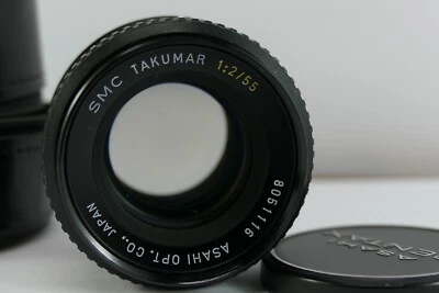 SMC Takumar 2/55mm lens  M42 Mount  - very clean, Both caps, As New  (32) - image 1 of 4