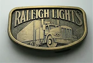 Vintage Raleigh Lights Trucking Trucker Truck 1970s NOS New Belt Buckle - Foto 1 di 3