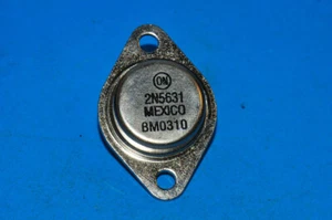 2N5631 ON SEMI JEDEC DISCRETE 2N TRANSISTOR OUTLINE 3-PIN TO-3 THROUGH HOLE - Picture 1 of 3