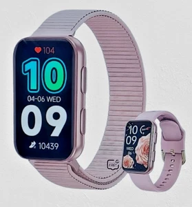 MorePro AIR2 Fitness Tracker Smart Watch w/24/7 Heart Rate and Blood Pressure - Photo 1 sur 11