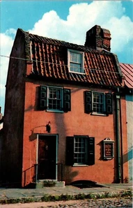 The Pink House Charleston South Carolina Postcard - Picture 1 of 2