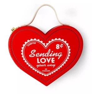 Target Bullseye's Valentines Day 2025 Red Sending Love Storage Box 5.6"W (NEW) - Picture 1 of 4