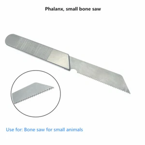 Sierra de hueso de dedo de acero inoxidable 15 cm sierra ortopédica veterinaria instrumentos de sierra - Imagen 1 de 12