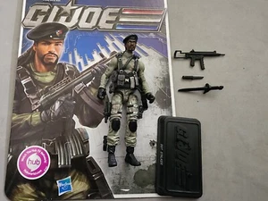 HASBRO GI JOE STALKER PURSUIT OF COBRA POC 100% COMPLETE FIGURE CARD BACK - Picture 1 of 2