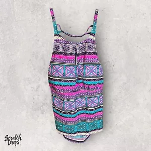 Surf Side Women's Tribal Print Tank Top Size 2XL Vibrant Comfortable Plus Size - Picture 1 of 3