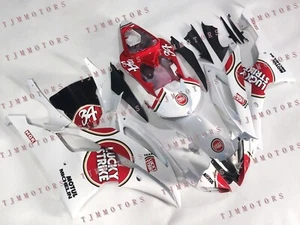 Fit for 2008-2016 YZF R6 Red White ABS Injection Mold Bodywork Fairing Panel Kit - Picture 1 of 8