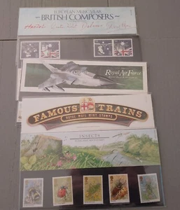 British Stamps - Queen Elizabeth 2nd - Presentation Folders: Composers etc - Picture 1 of 4