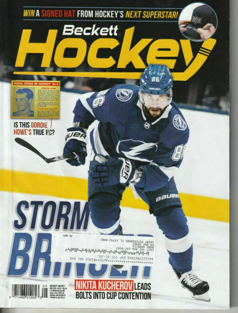 Beckett Hockey Card Magazine 2020 Alexis Lafreniere Cover