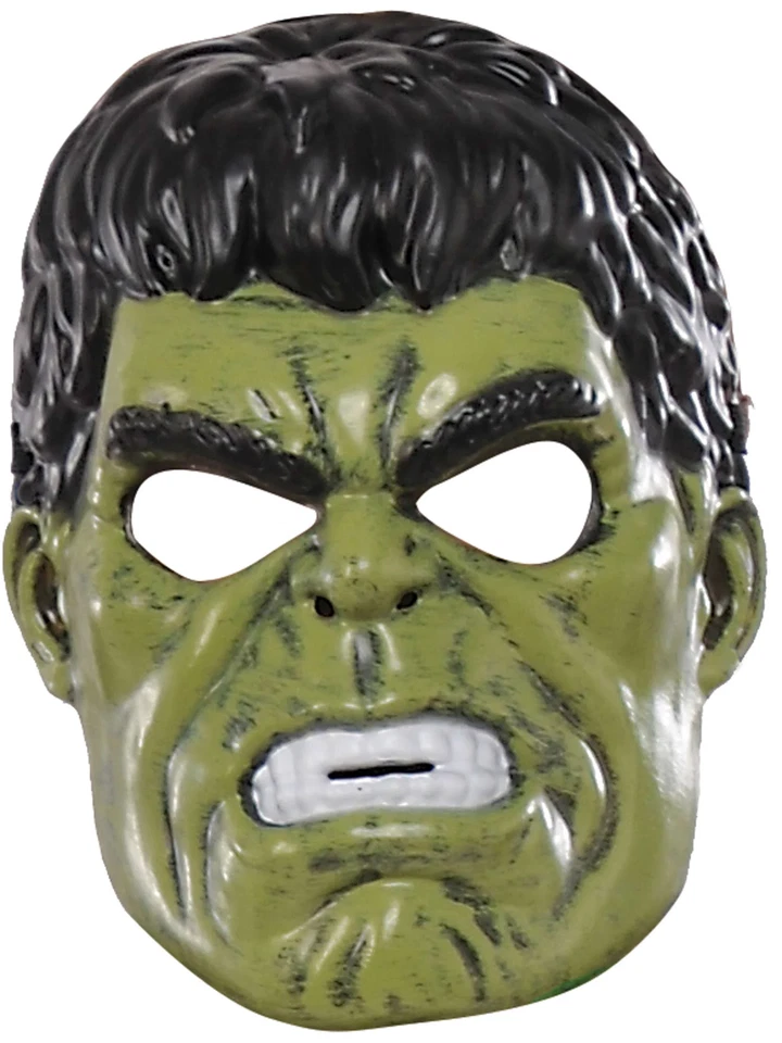 Máscara metálica Hulk 1/2 adulto licenciado fantasia vestido máscara de super-herói Marvel - Imagem 1 de 1