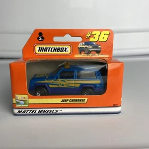 1999 MATCHBOX SUPERFAST #36 JEEP CHEROKEE ANIMAL RESCUE NEW IN BOX - Picture 1 of 4