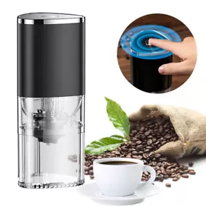 Portable Electric Burr Coffee Grinder USB Rechargeable Mini Coffee Bean Grinder - Picture 1 of 12