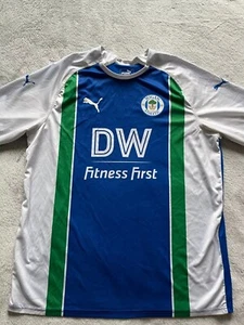 Wigan Atheltic - Puma 2018/19 Home Football Jersey Soccer Shirt Size L Kit - Picture 1 of 6