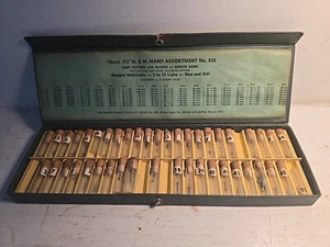 Vintage Quick Fit H. & M. Watch Hand Assortment Glass Vials With Cork Tops - Picture 1 of 4