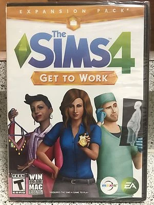 Brand New!!! The Sims 4: Get to Work Expansion Pack (PC, 2015) Factory Sealed!!! - Image 1 of 4