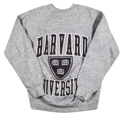 Vintage Harvard Crimson 80s Sweatshirt Size Small - Image 1 of 2