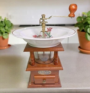 Villeroy & Boch Botanical Manual Coffee Grinder Malva Silvestris - Custom Made - Picture 1 of 15