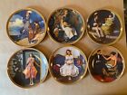 Knowles Rediscovered Women Norman Rockwell Ceramic Collector Plates SET of 6