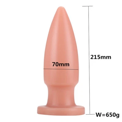 Huge Butt Plug G-spot Stimulation Anus Expander Anal Dildo Dilator Sex Toys - Image 1 of 4